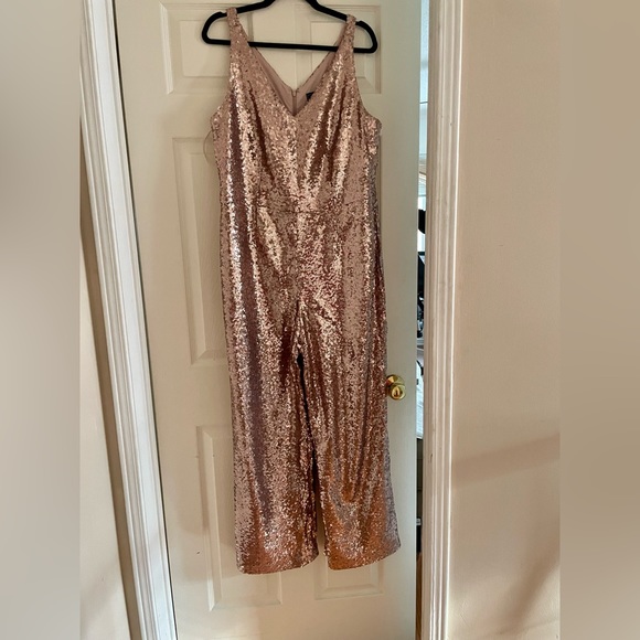 Rose Gold Sequin Jump Suit! - Picture 2 of 6